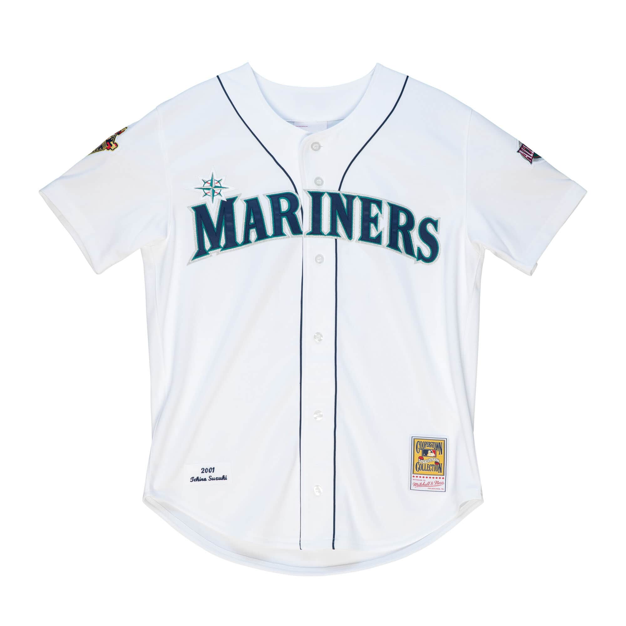 Authentic Ichiro Suzuki Seattle Mariners 2001 Jersey