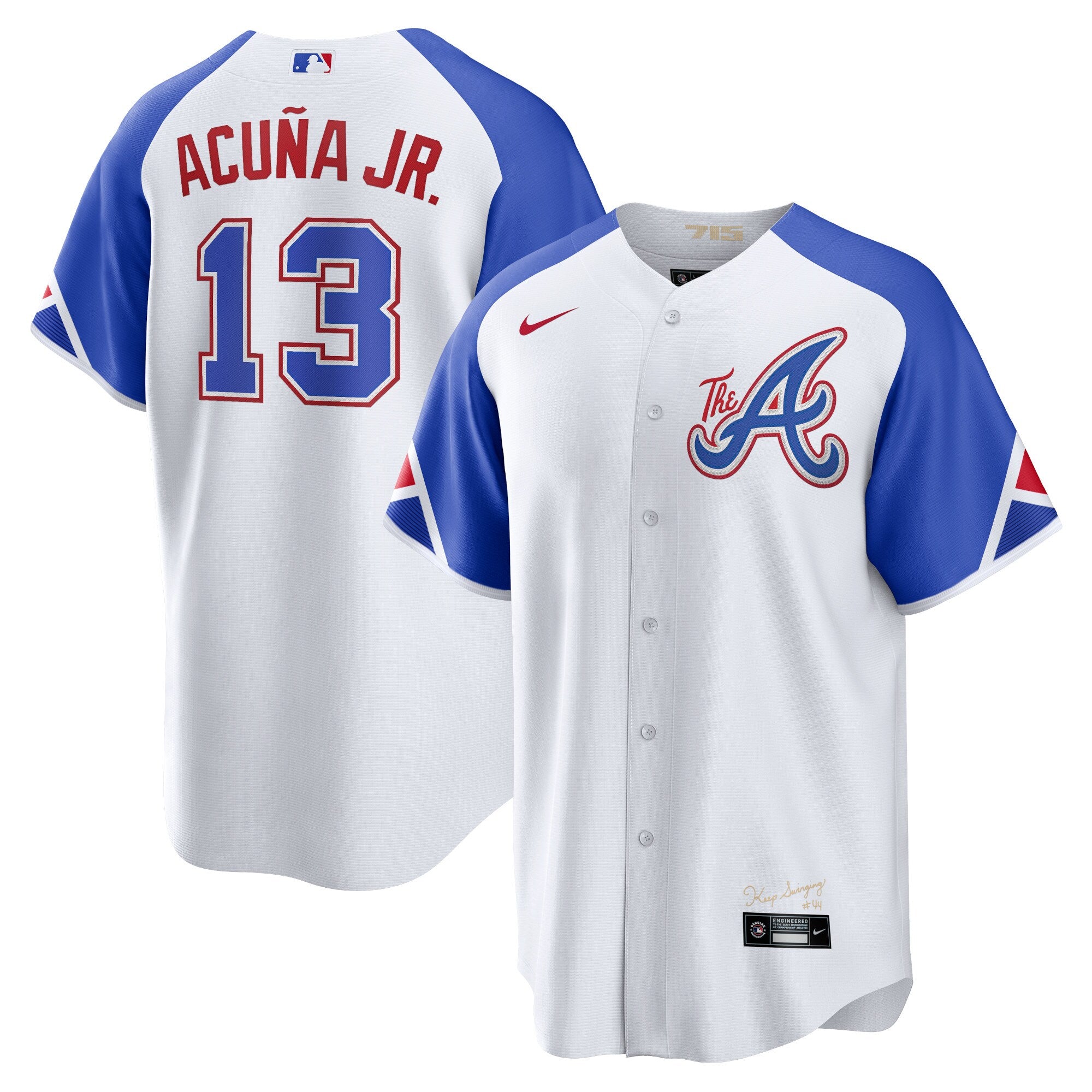 Ronald Acuna Jr. Atlanta Braves Nike 2023 City Connect Replica Player Jersey - White