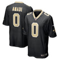 Ugo Amadi New Orleans Saints Nike Team Game Jersey    Black