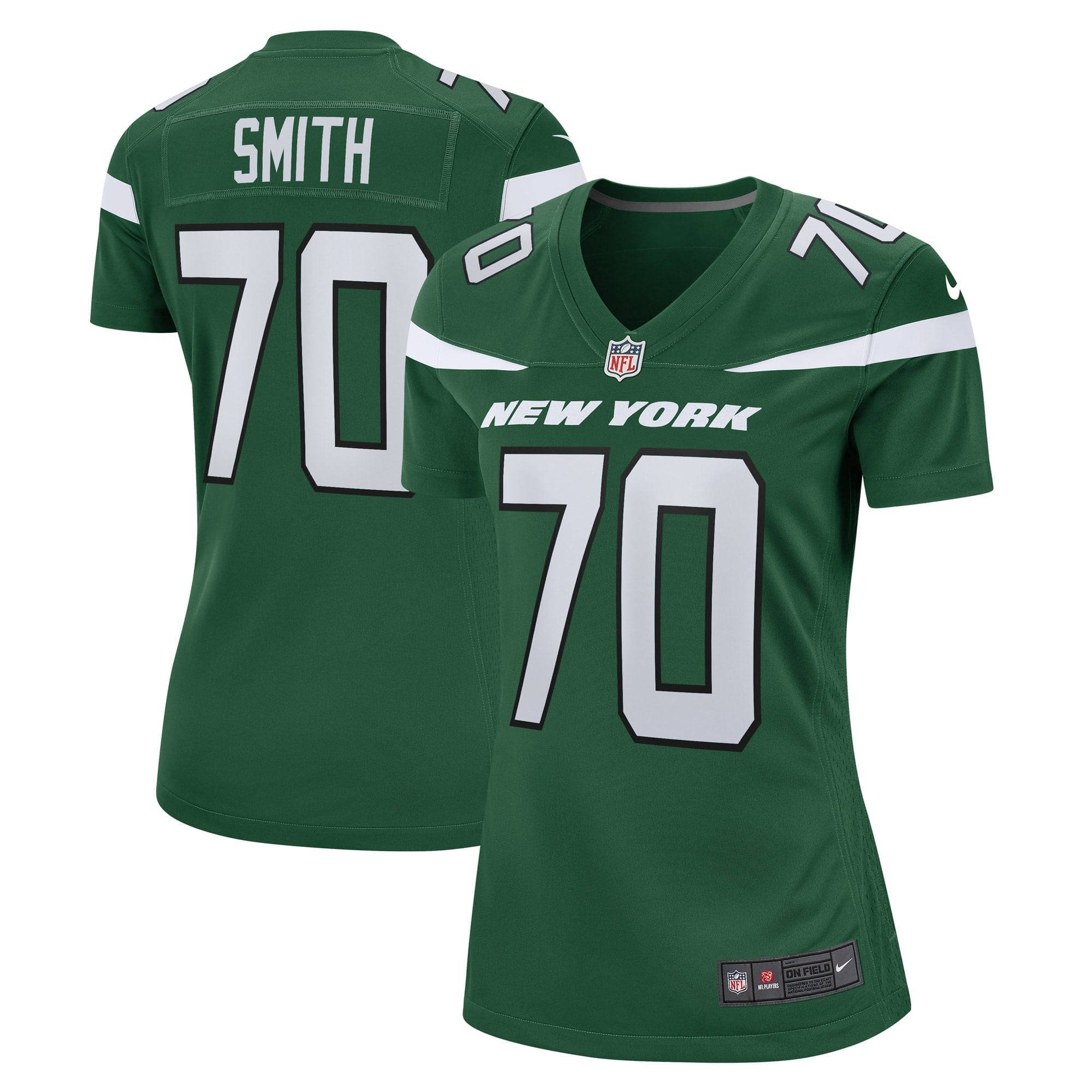 Women s Nike Eric Smith Gotham Green New York Jets Game Player Jersey