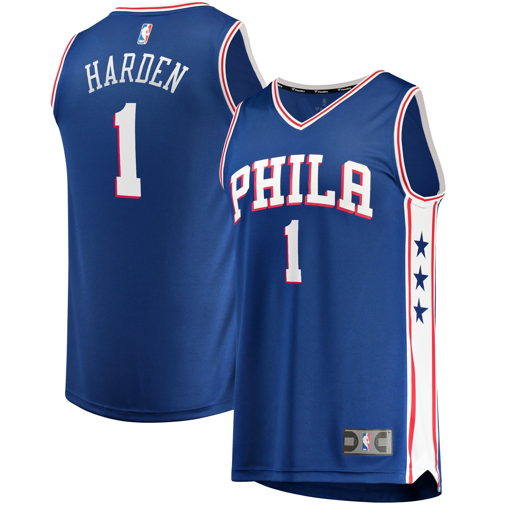James Harden Philadelphia 76ers Fanatics Branded 2021/22 Fast Break Replica Jersey - Icon Edition - Royal