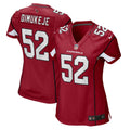 Women s Nike Victor Dimukeje Cardinal Arizona Cardinals Player Game Jersey