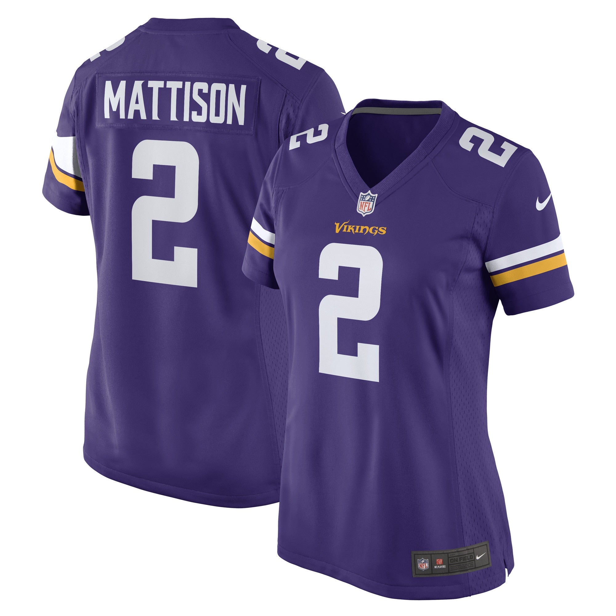 Alexander Mattison Minnesota Vikings Nike Women s Game Player Jersey   Purple