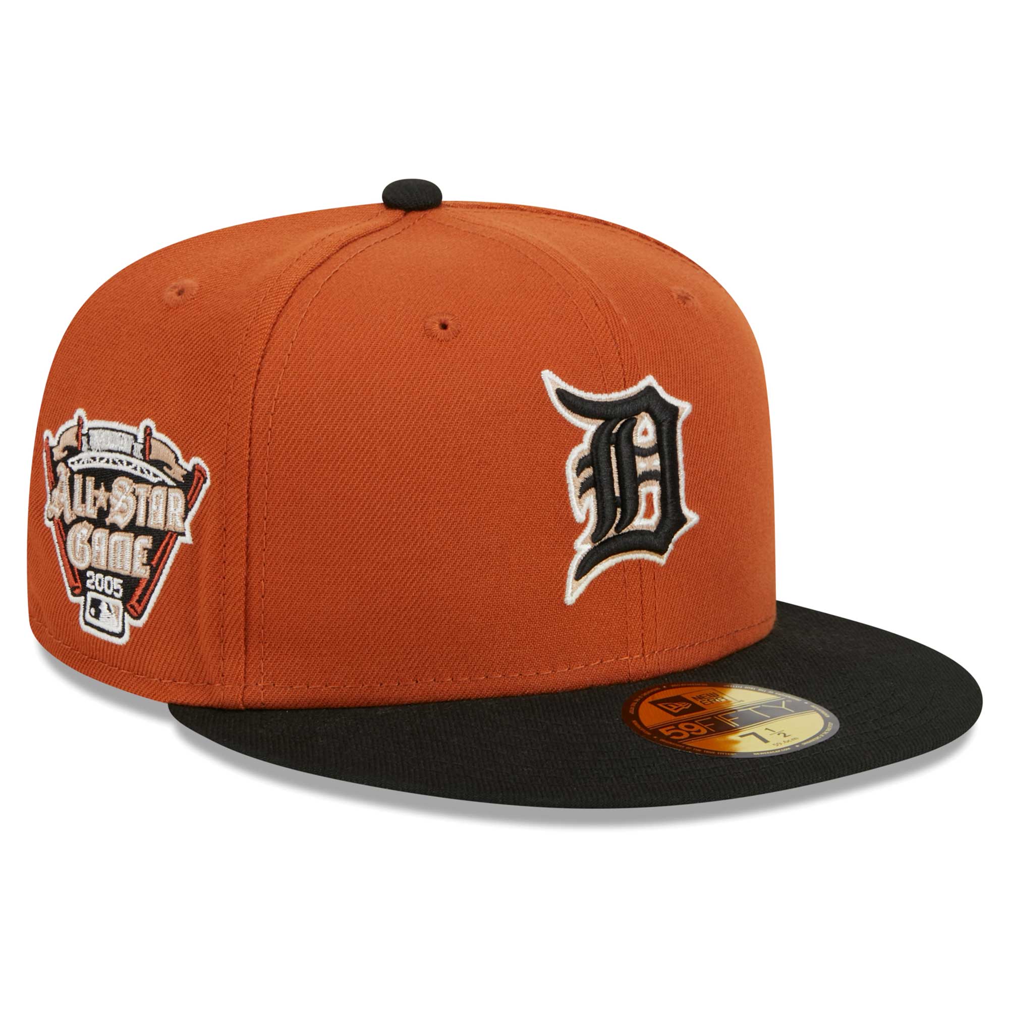 Detroit Tigers New Era 59FIFTY Fitted Hat - Orange/Black
