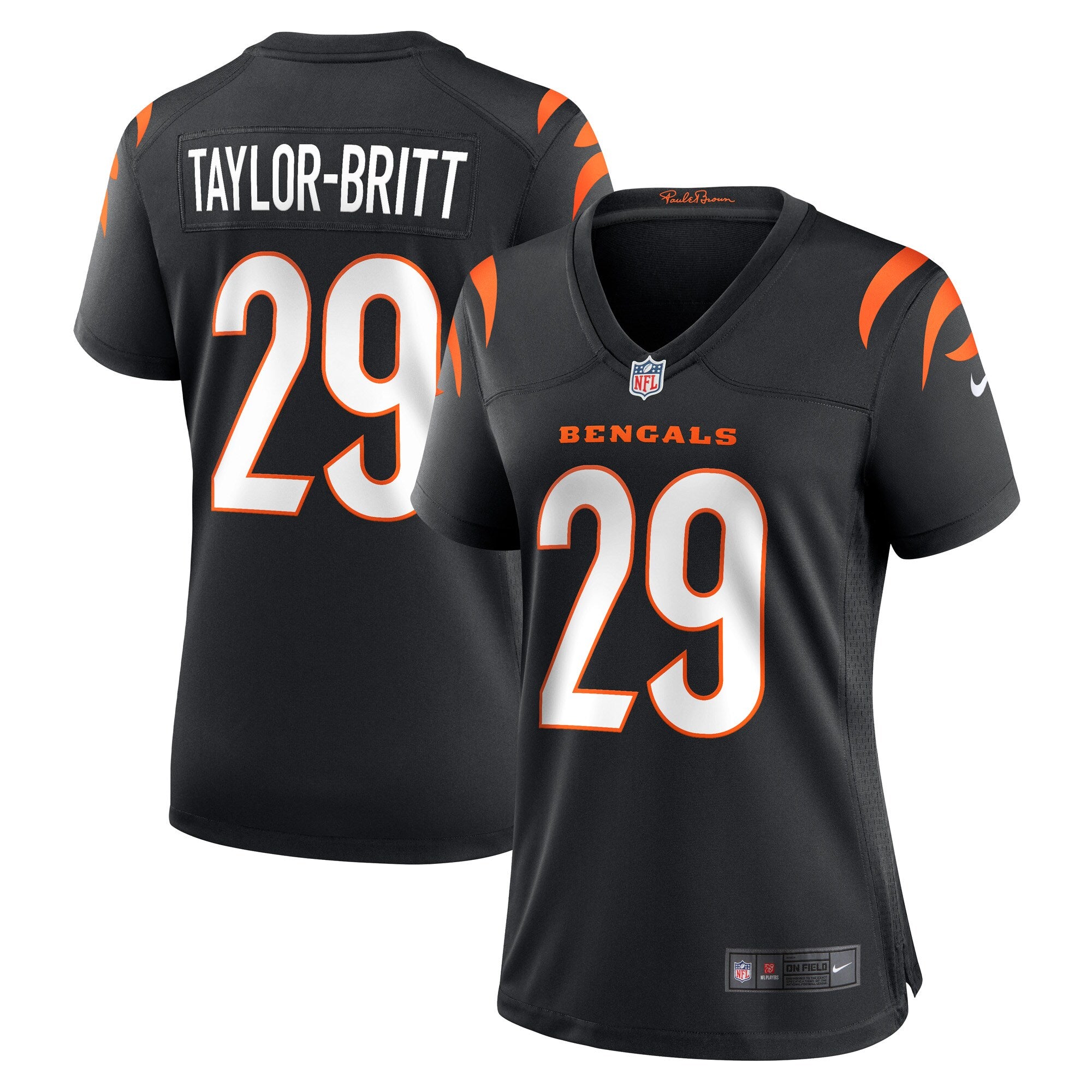Cam Taylor-Britt Cincinnati Bengals Nike Women s Game Player Jersey   Black