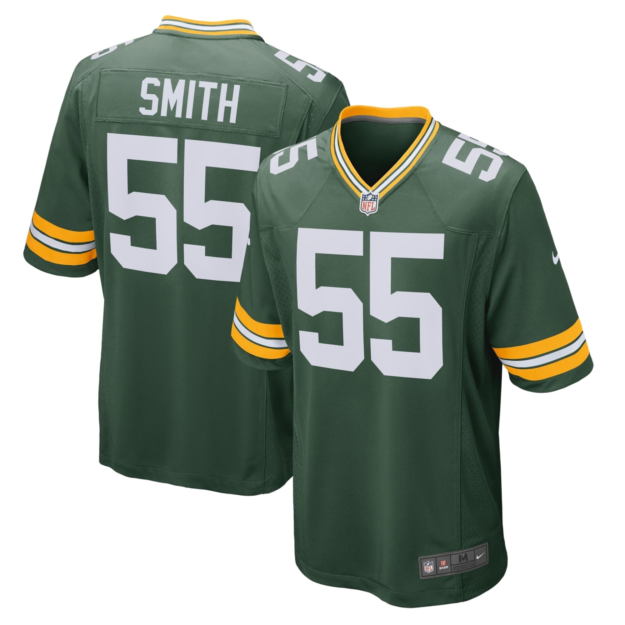 Men s Nike Za Darius Smith Green Green Bay Packers Game Team Jersey