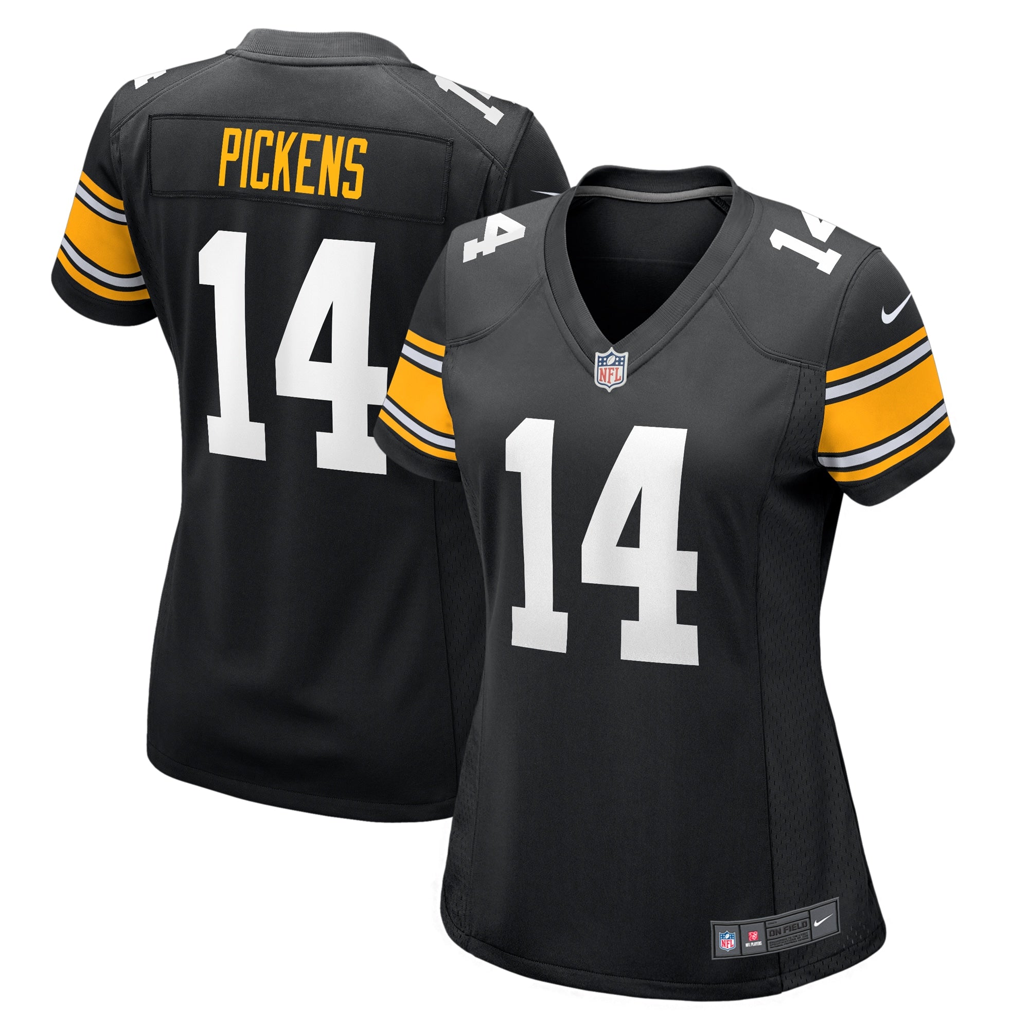 George Pickens Pittsburgh Steelers Nike Women s Alternate Game Player Jersey   Black