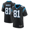 Hayden Hurst Carolina Panthers Nike Team Game Jersey   Black