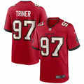 Men s Nike Zach Triner Red Tampa Bay Buccaneers Game Jersey