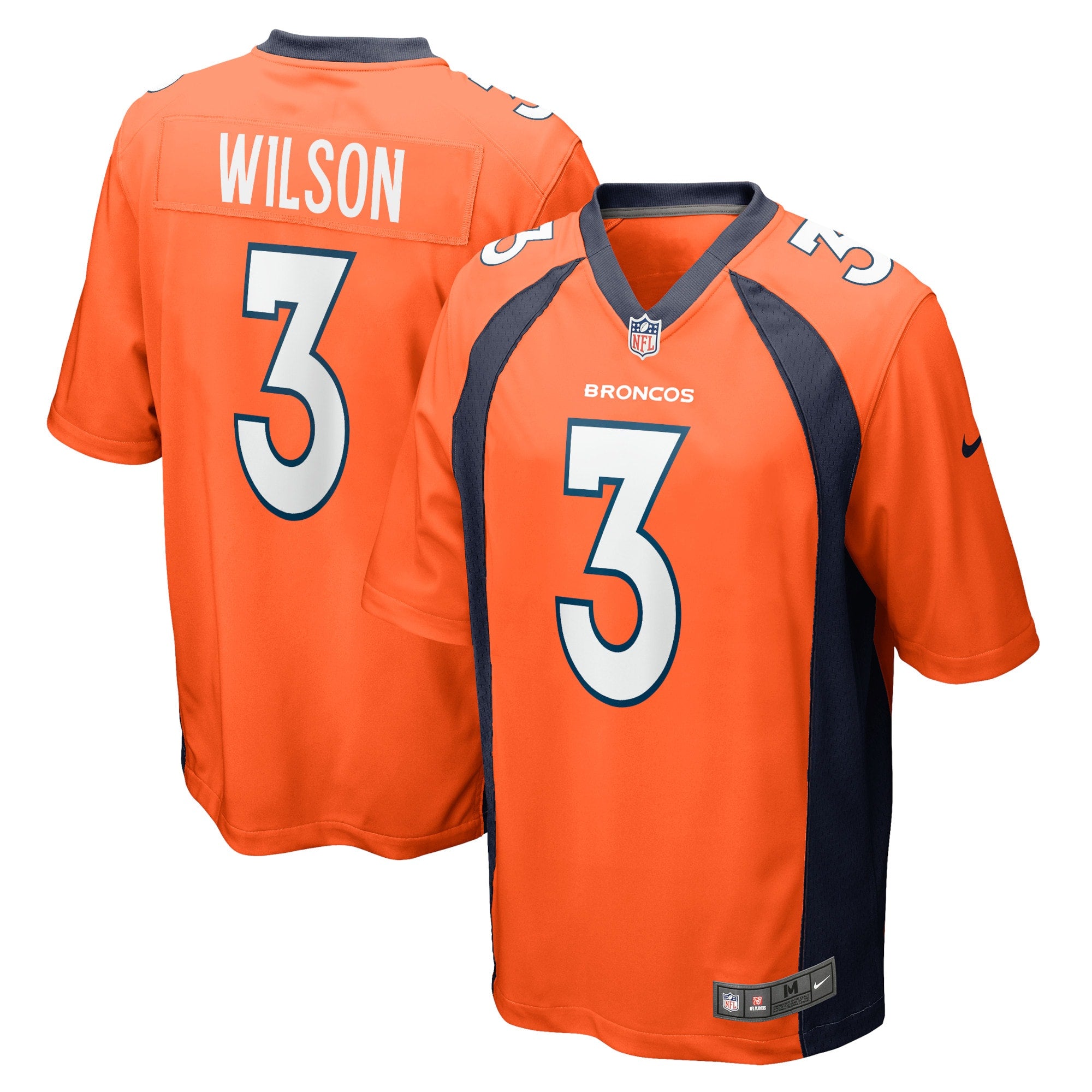 Russell Wilson Denver Broncos Nike Youth Game Jersey   Orange