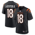 Men s Nike Kwamie Lassiter II Black Cincinnati Bengals Game Player Jersey