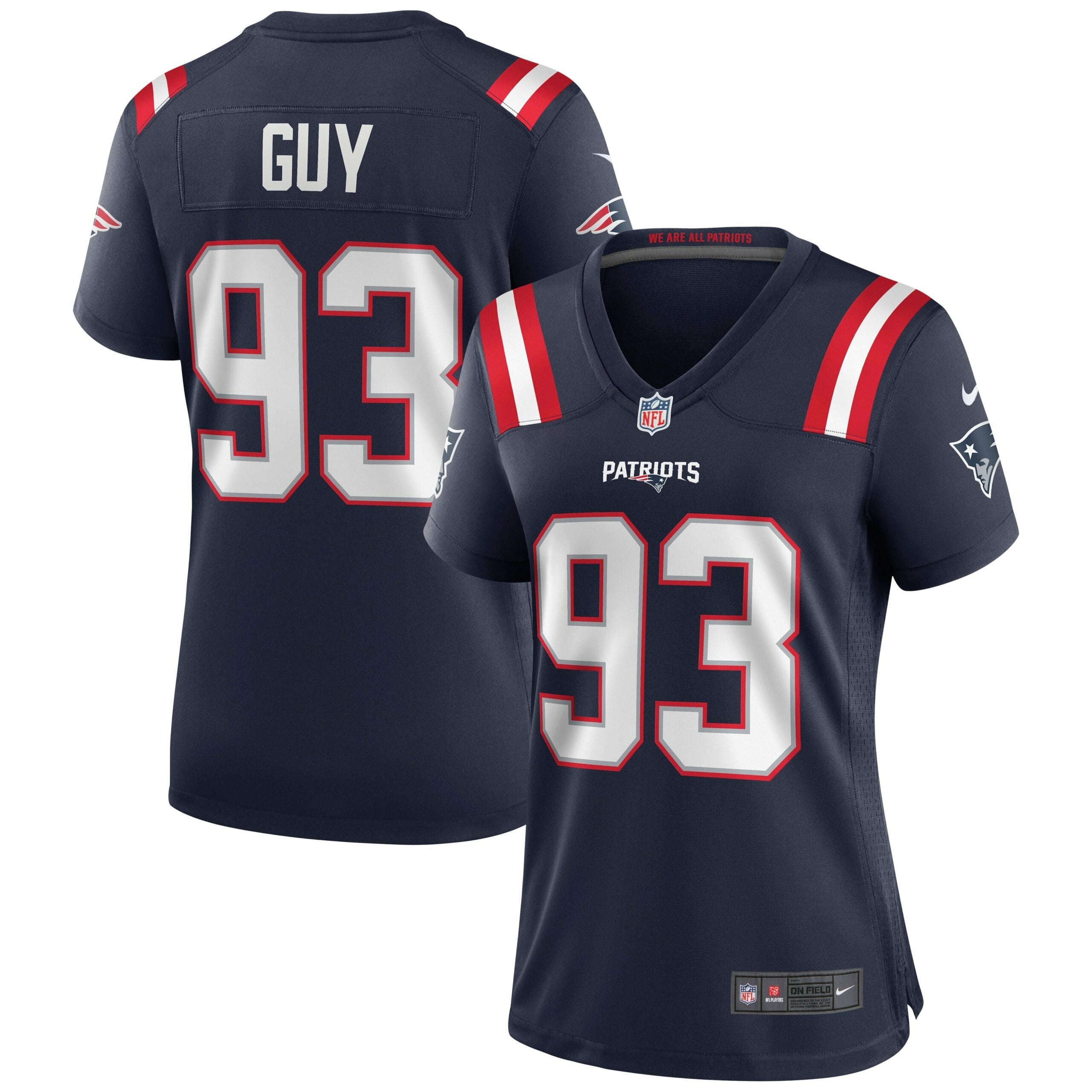 Women s Nike Lawrence Guy Navy New England Patriots Game Jersey