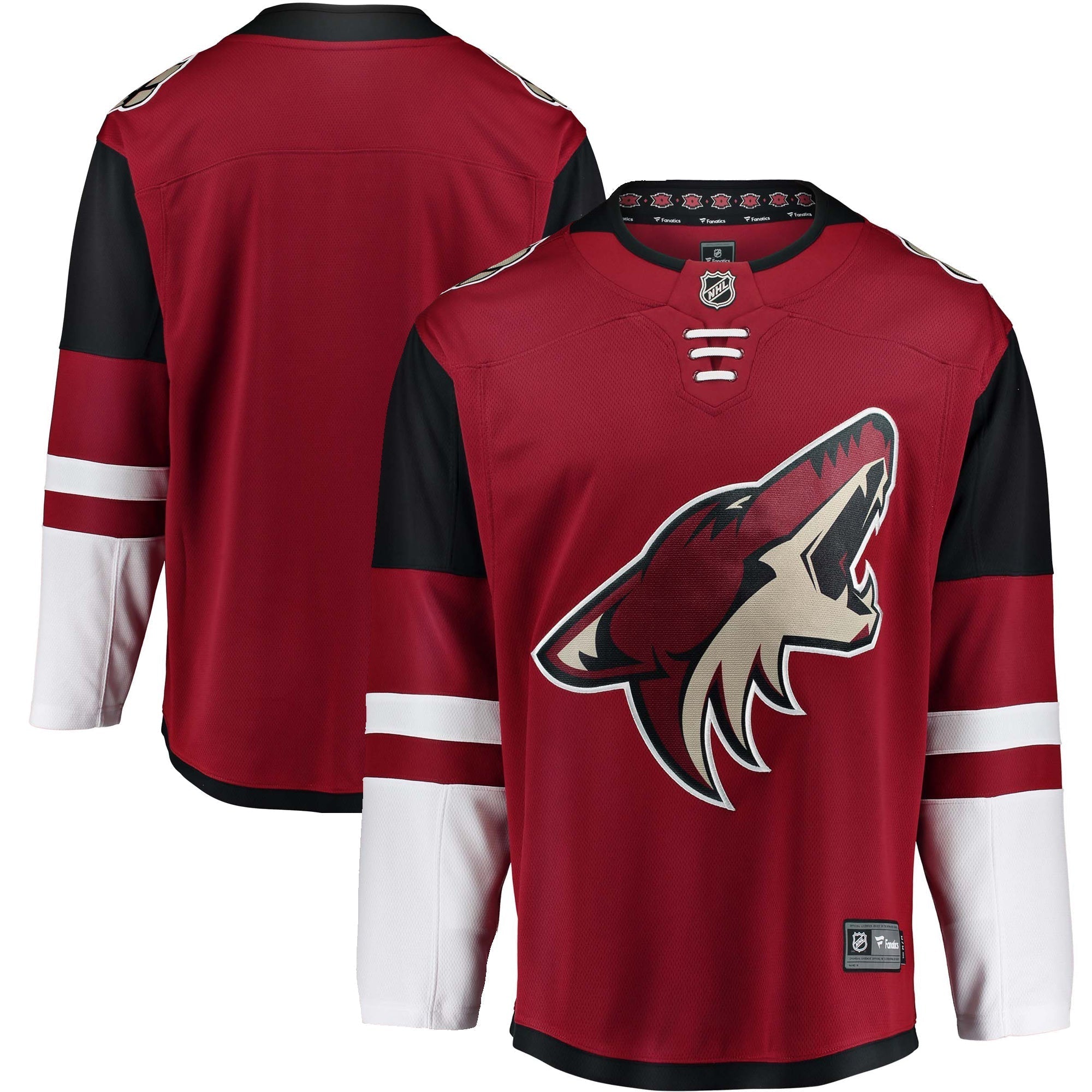 Youth Fanatics Branded Red Arizona Coyotes Breakaway Home Jersey