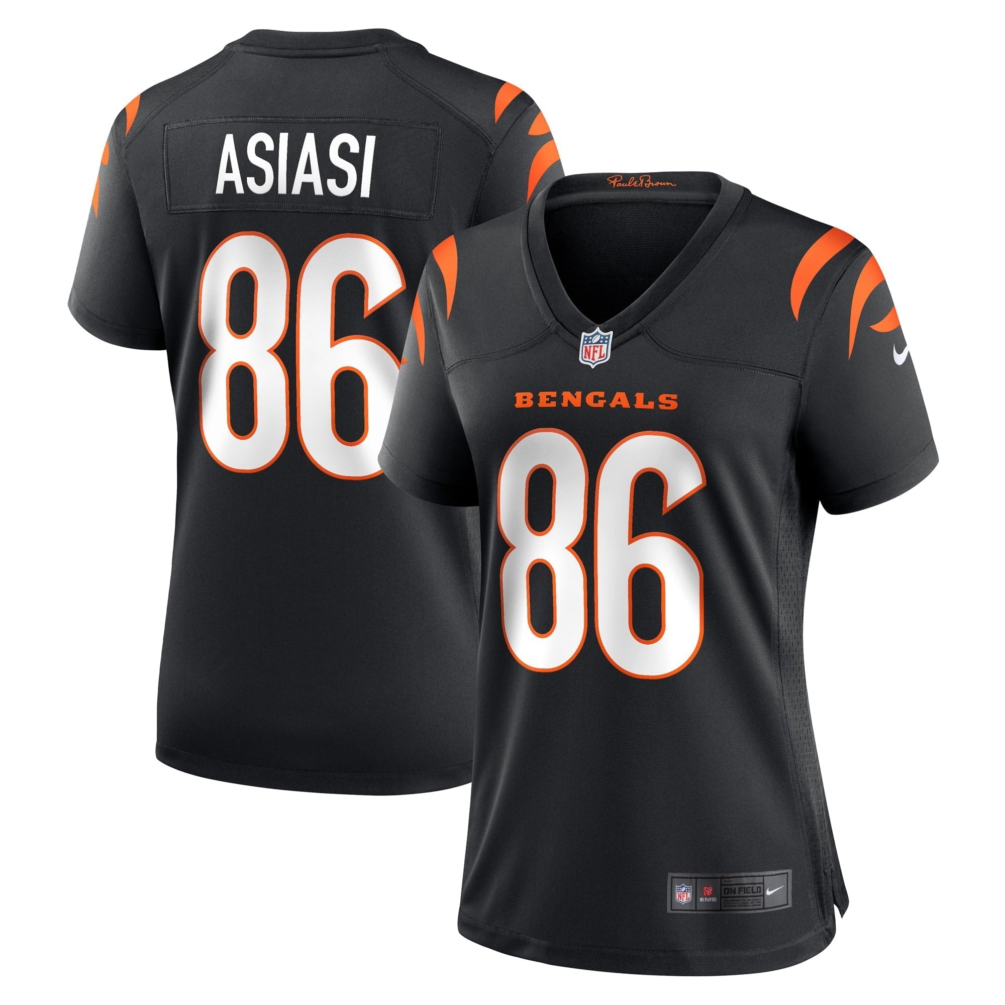 Women s Nike Devin Asiasi Black Cincinnati Bengals Game Player Jersey