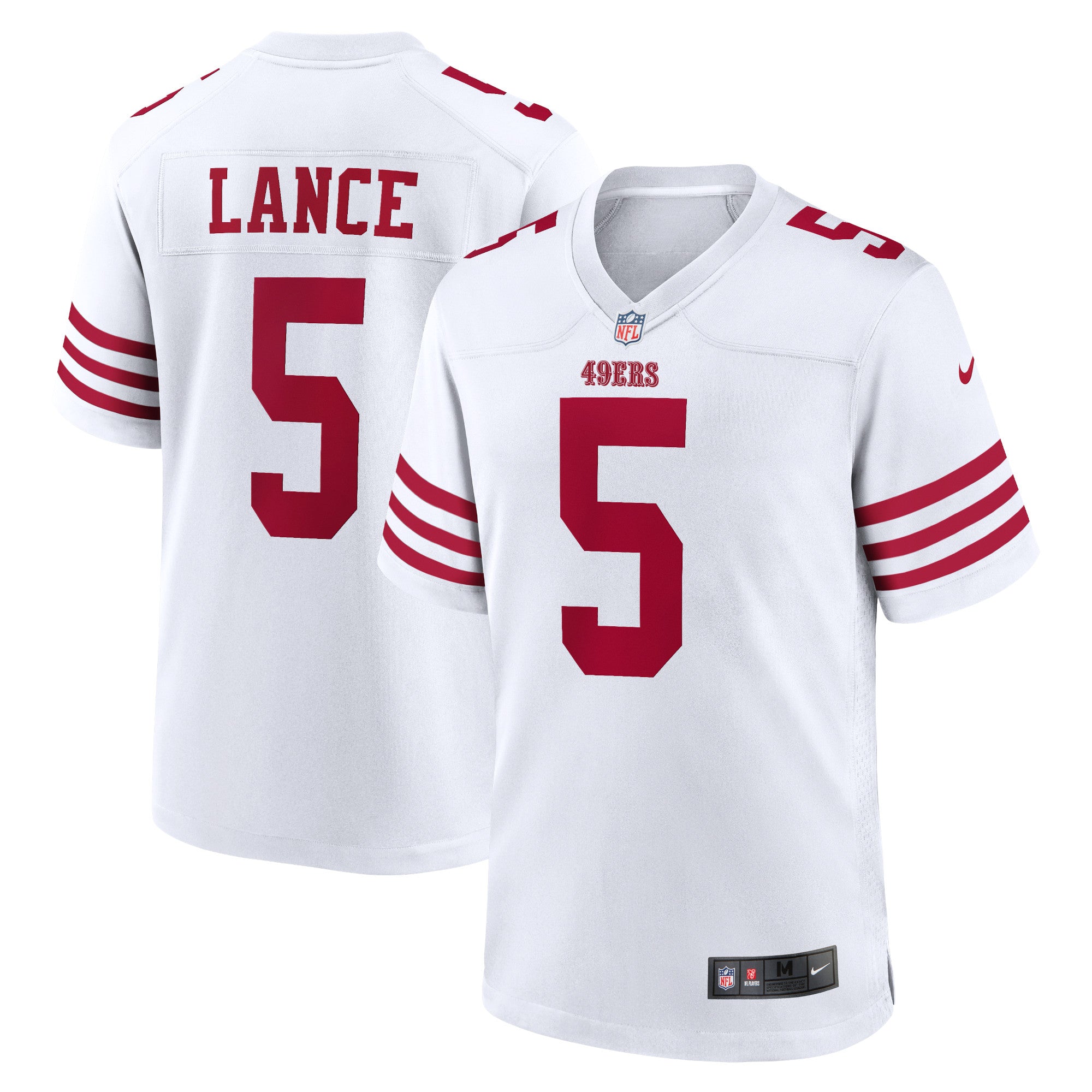 Trey Lance San Francisco 49ers Nike Player Game Jersey   White