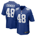 Tae Crowder New York Giants Nike Team Game Jersey Royal