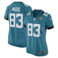 Jaylon Moore Jacksonville Jaguars Nike Women s Game Player Jersey   Teal