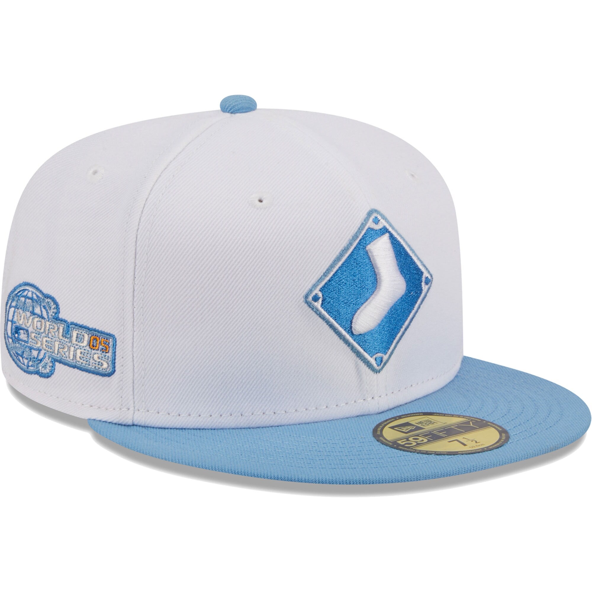 Chicago White Sox New Era Sky 59FIFTY Fitted Hat - White