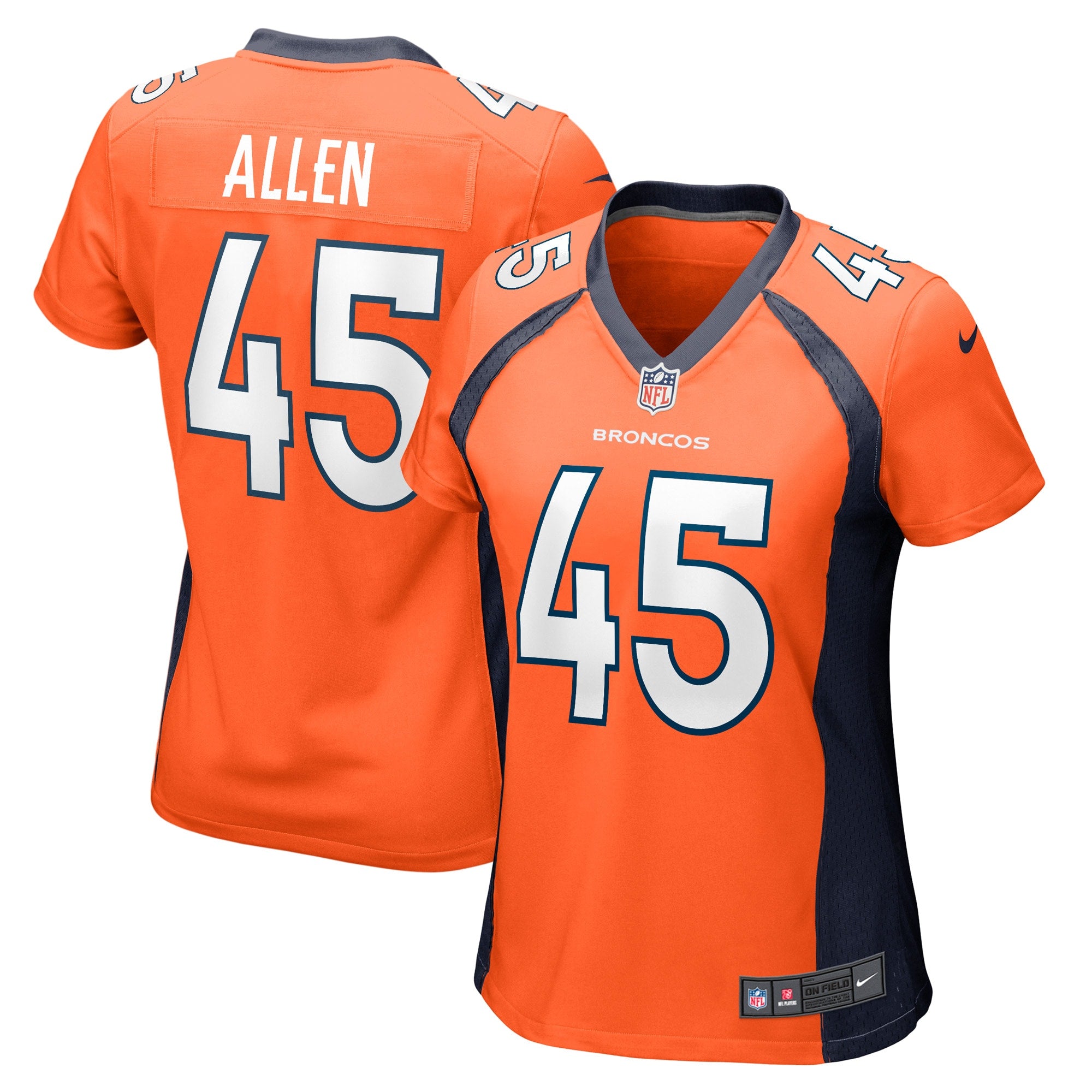 Christopher Allen Denver Broncos Nike Women s Game Player Jersey   Orange