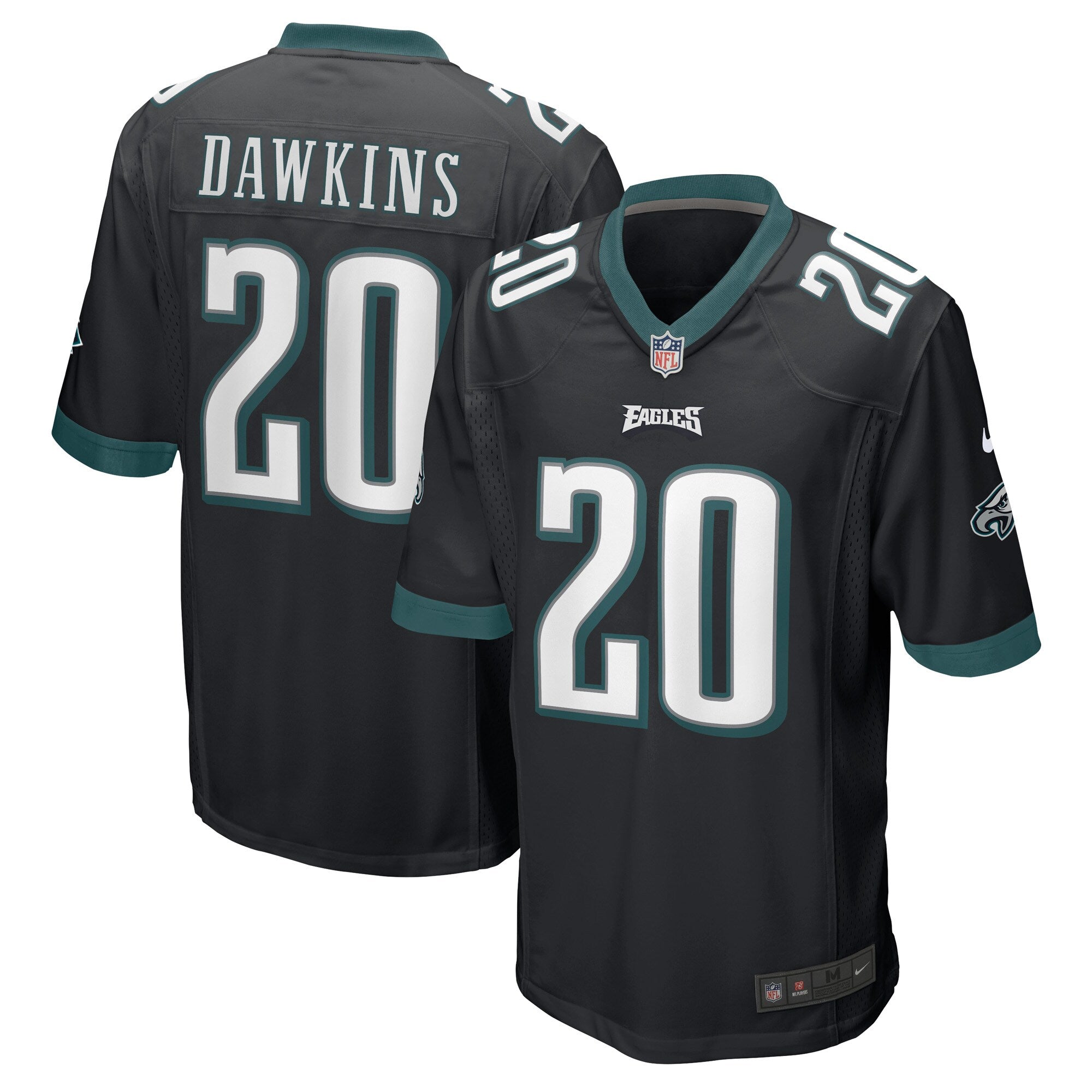 Brian Dawkins Philadelphia Eagles Nike Retired Player Jersey   Black