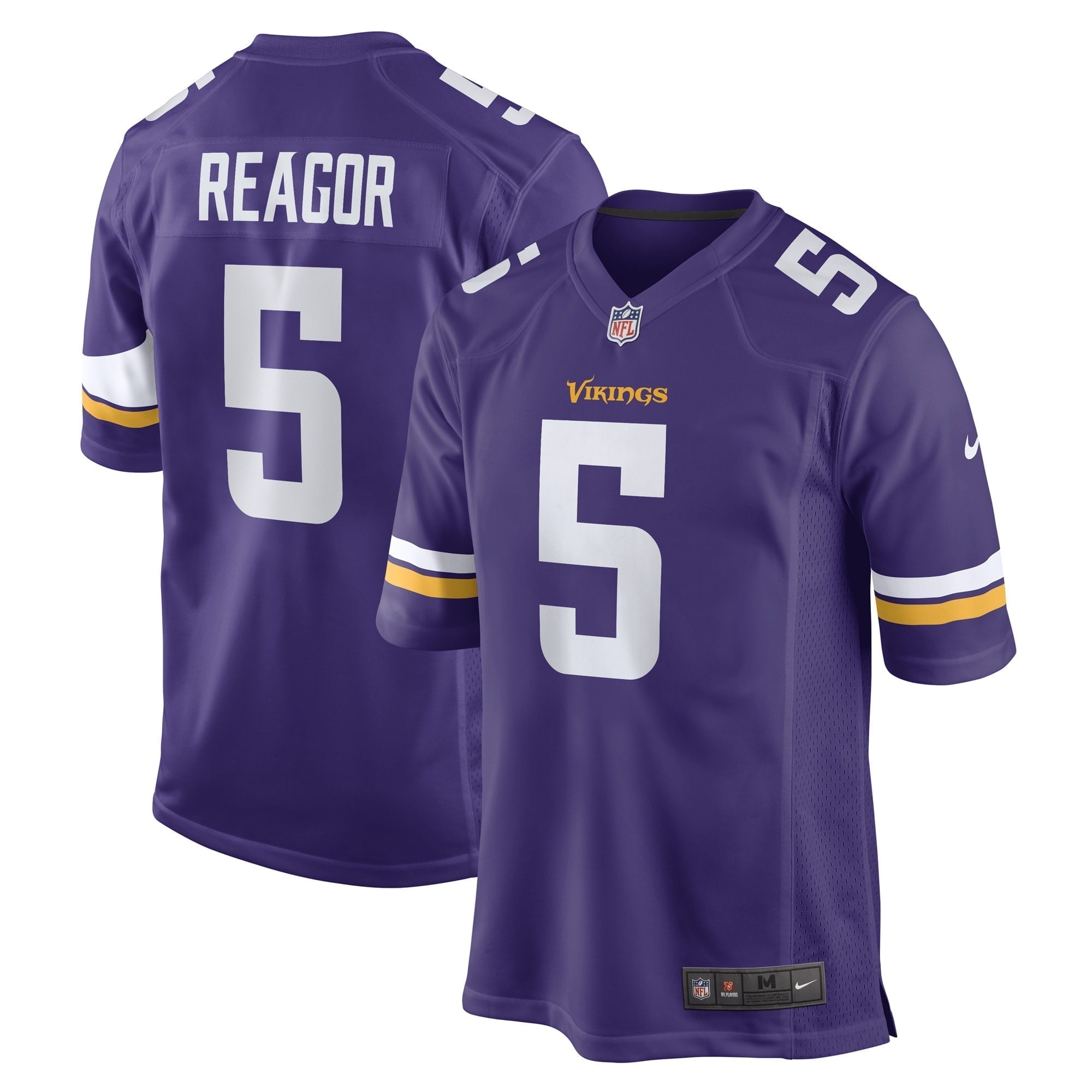 Men s Nike Jalen Reagor Purple Minnesota Vikings Game Player Jersey