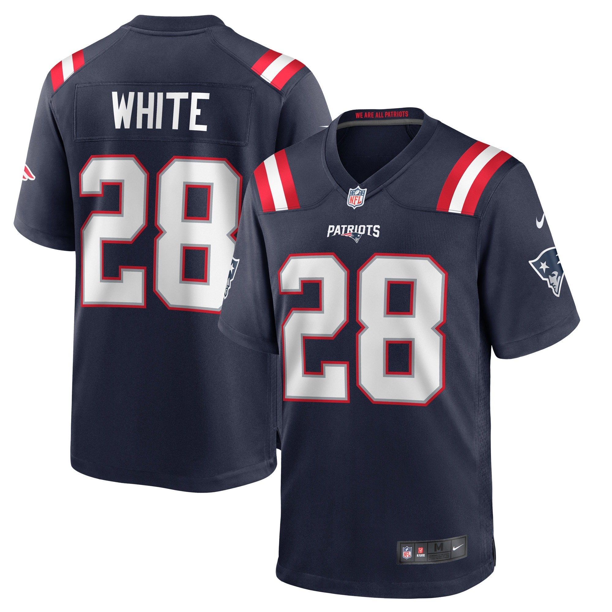 James White New England Patriots Nike Game Player Jersey   Navy
