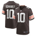Men s Nike Anthony Schwartz Brown Cleveland Browns Game Jersey