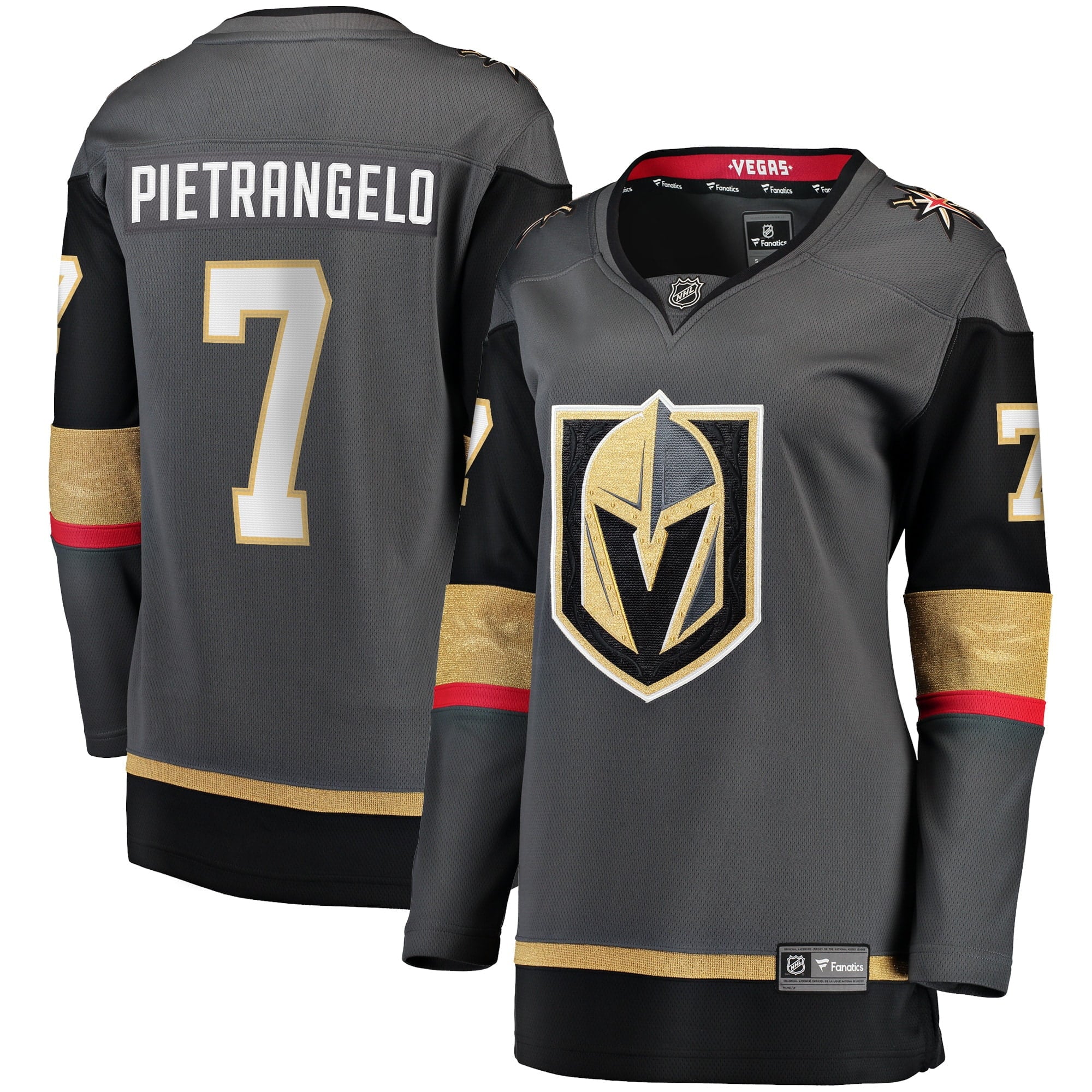 Women's Fanatics Branded Alex Pietrangelo Gray Vegas Golden Knights Alternate Premier Breakaway Player Jersey