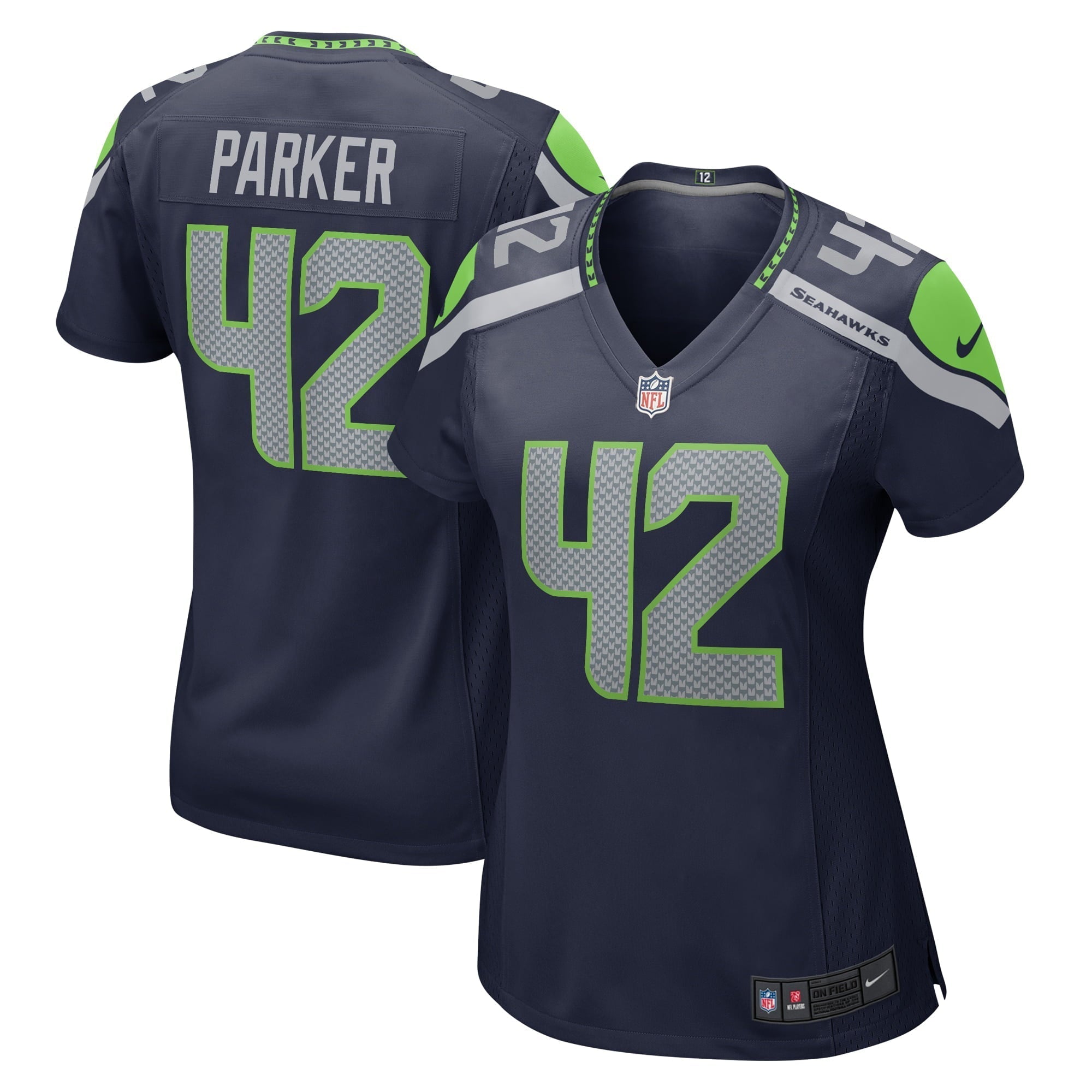 Women s Nike Steven Parker College Navy Seattle Seahawks Home Game Player Jersey