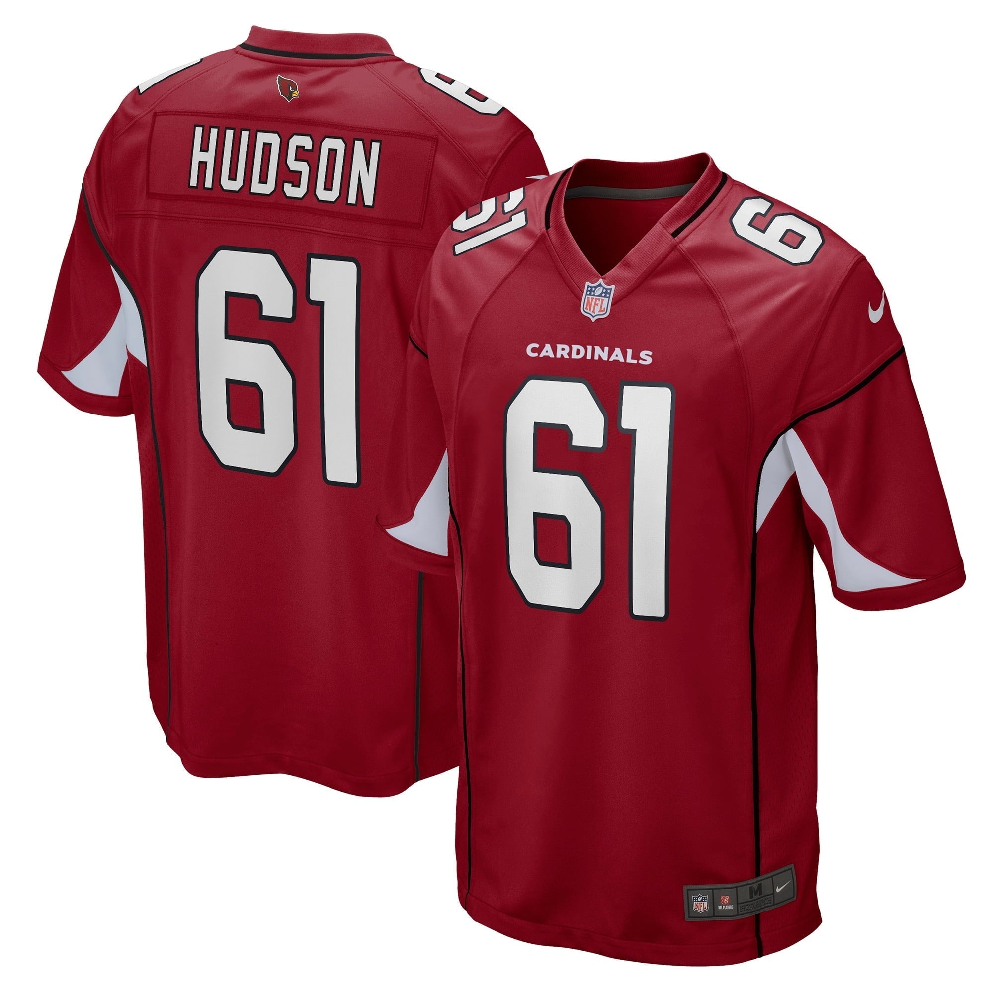 Men s Nike Rodney Hudson Cardinal Arizona Cardinals Game Jersey