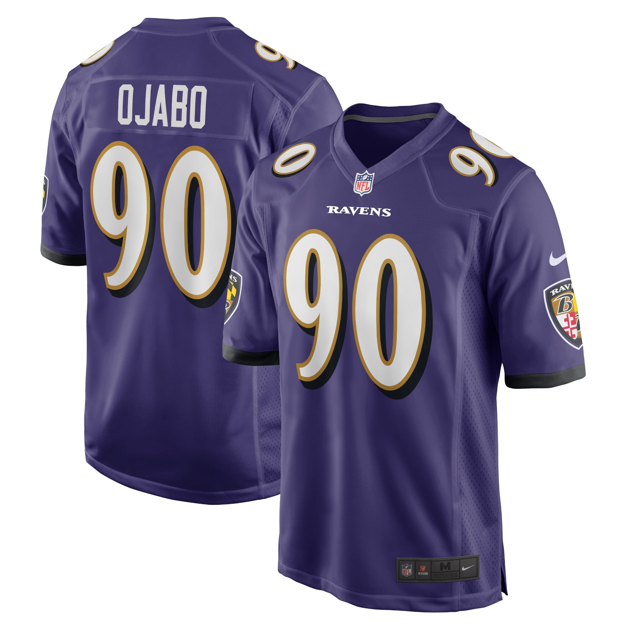 David Ojabo Baltimore Ravens Nike Player Game Jersey   Purple