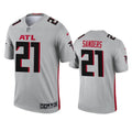 Men s Atlanta Falcons Deion Sanders Inverted Legend Jersey   Silver/Black