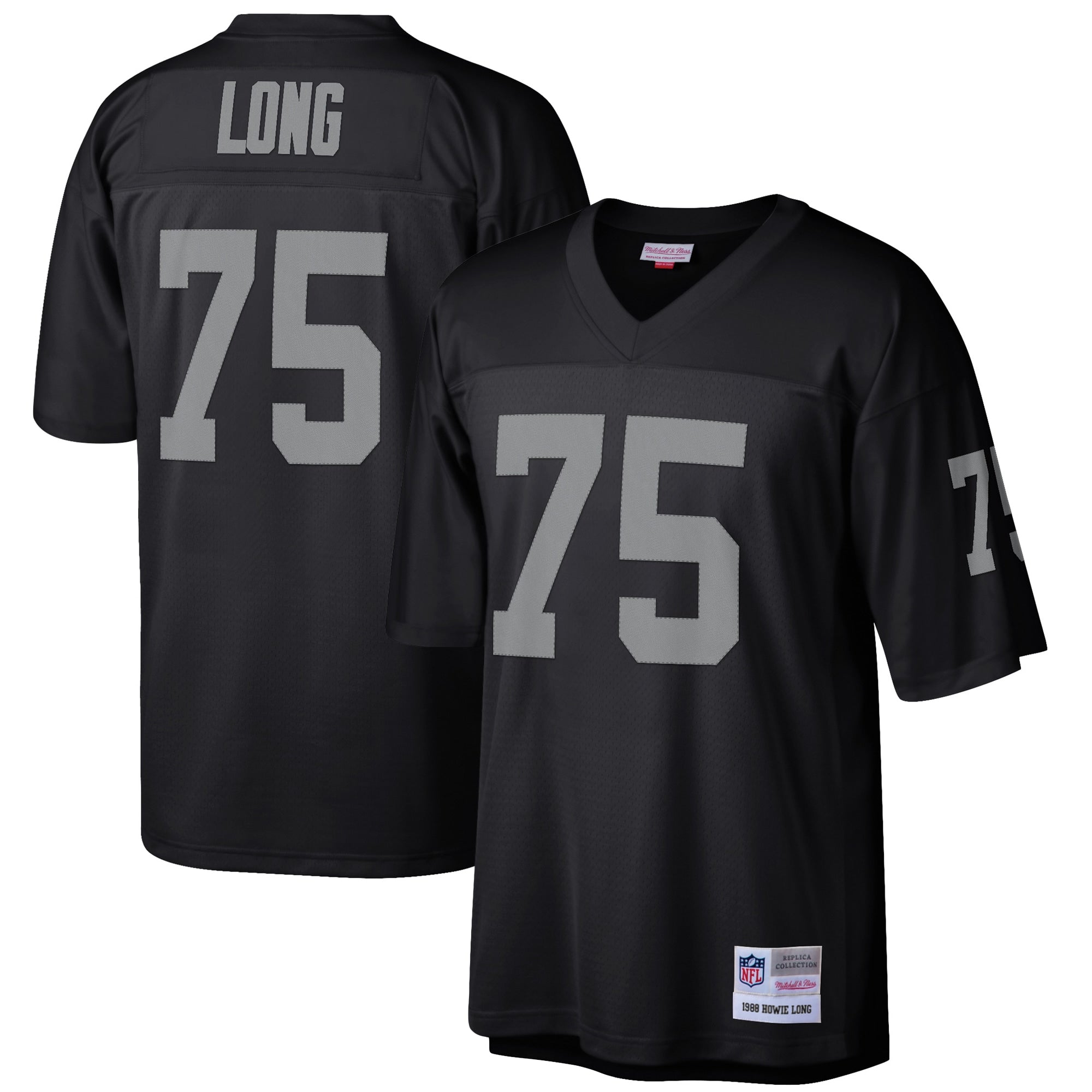 Howie Long Las Vegas Raiders Mitchell   Ness Retired Player Legacy Replica Jersey   Black
