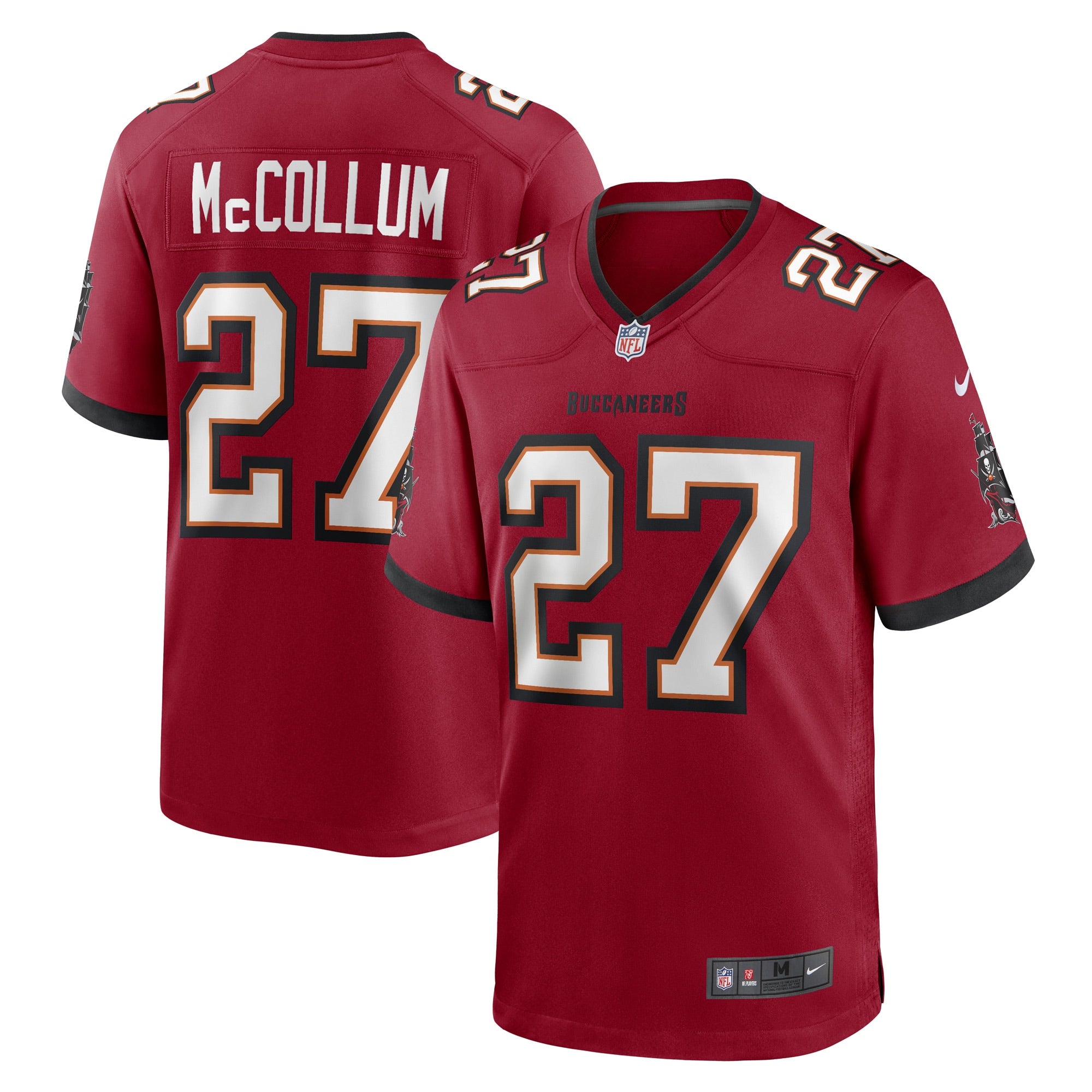 Zyon McCollum Tampa Bay Buccaneers Nike Game Player Jersey   Red