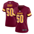 Nathan Gerry Washington Commanders Nike Women s Home Game Player Jersey   Burgundy