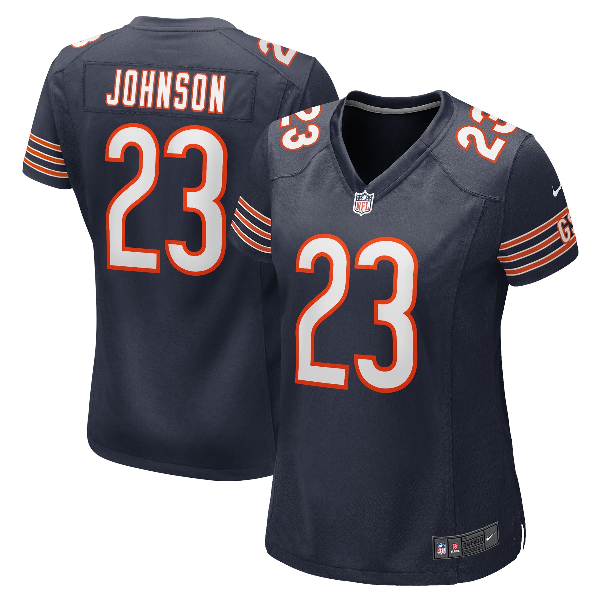 Roschon Johnson Chicago Bears Nike Women s Team Game Jersey    Navy