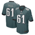 Josh Sills Philadelphia Eagles Nike Game Player Jersey   Midnight Green
