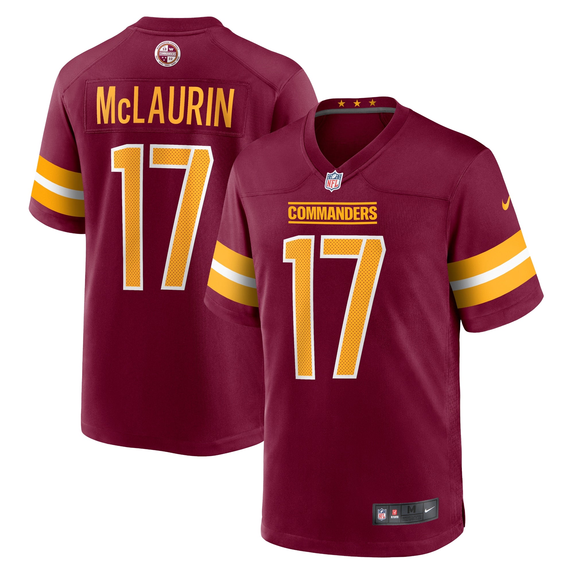 Terry McLaurin Washington Commanders Nike Game Jersey   Burgundy
