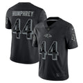 Men s Nike Marlon Humphrey Black Baltimore Ravens RFLCTV Limited Jersey