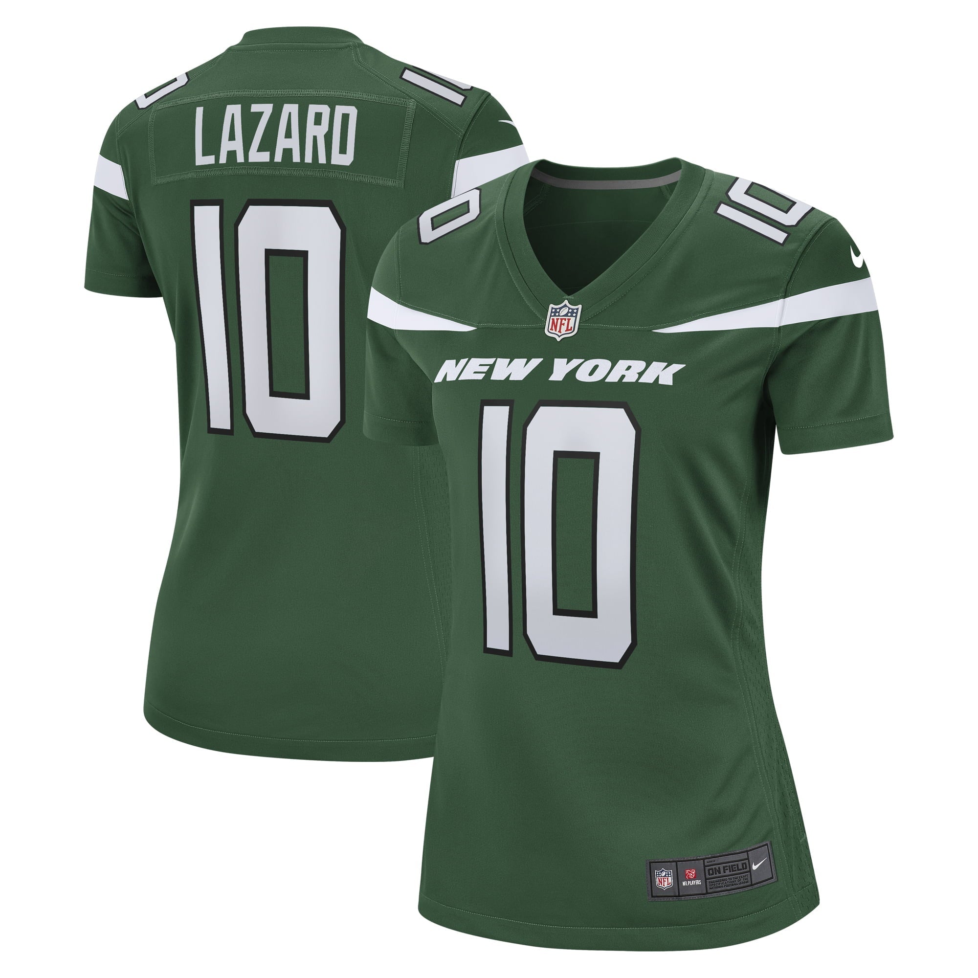 Women s Nike Allen Lazard Gotham Green New York Jets Game Player Jersey
