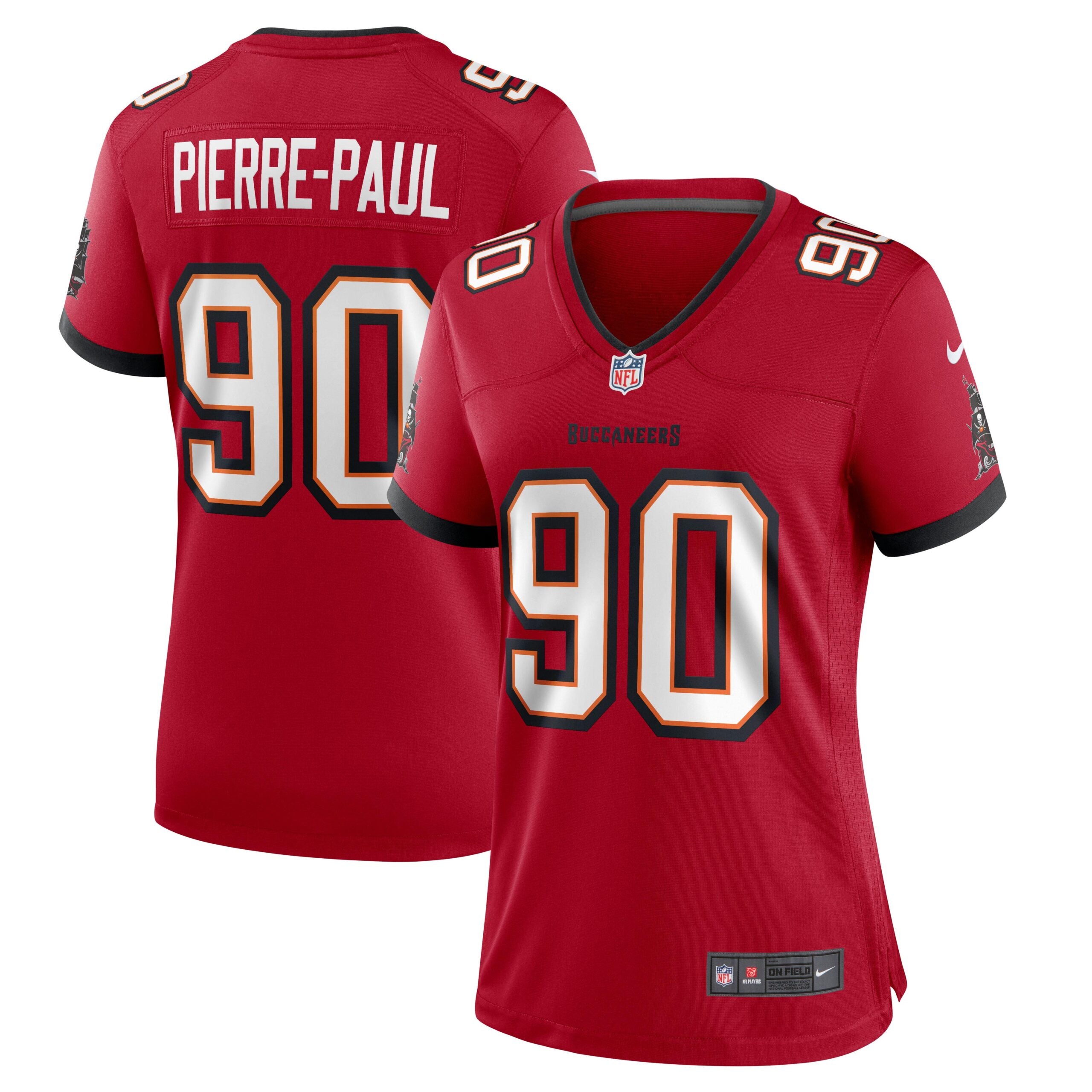 Jason Pierre-Paul Tampa Bay Buccaneers Nike Women s Game Jersey   Red