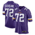 Ezra Cleveland Minnesota Vikings Nike Game Jersey   Purple