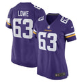 Women s Nike Vederian Lowe Purple Minnesota Vikings Game Player Jersey