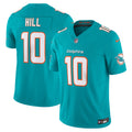 Tyreek Hill Miami Dolphins Nike Vapor F.U.S.E. Limited Jersey   Aqua