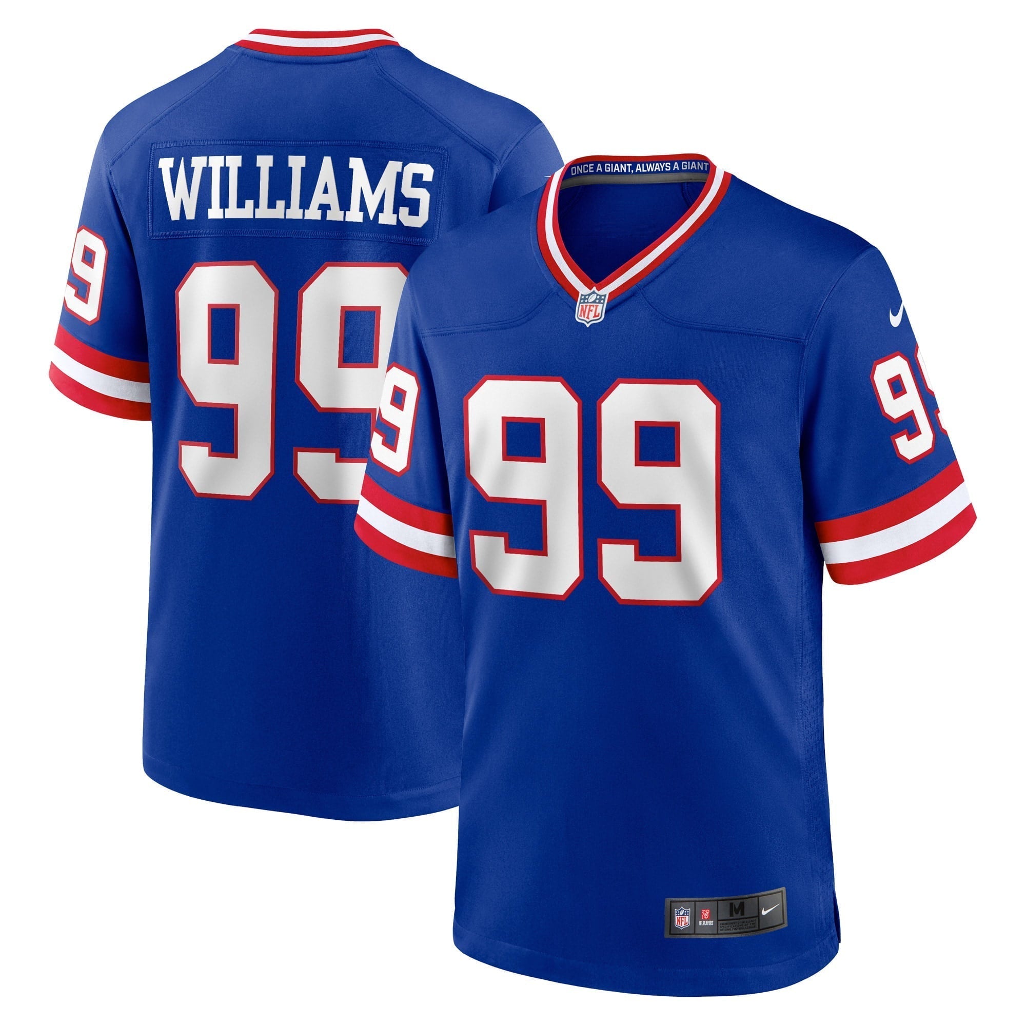 Men s Nike Leonard Williams Royal New York Giants Classic Player Game Jersey