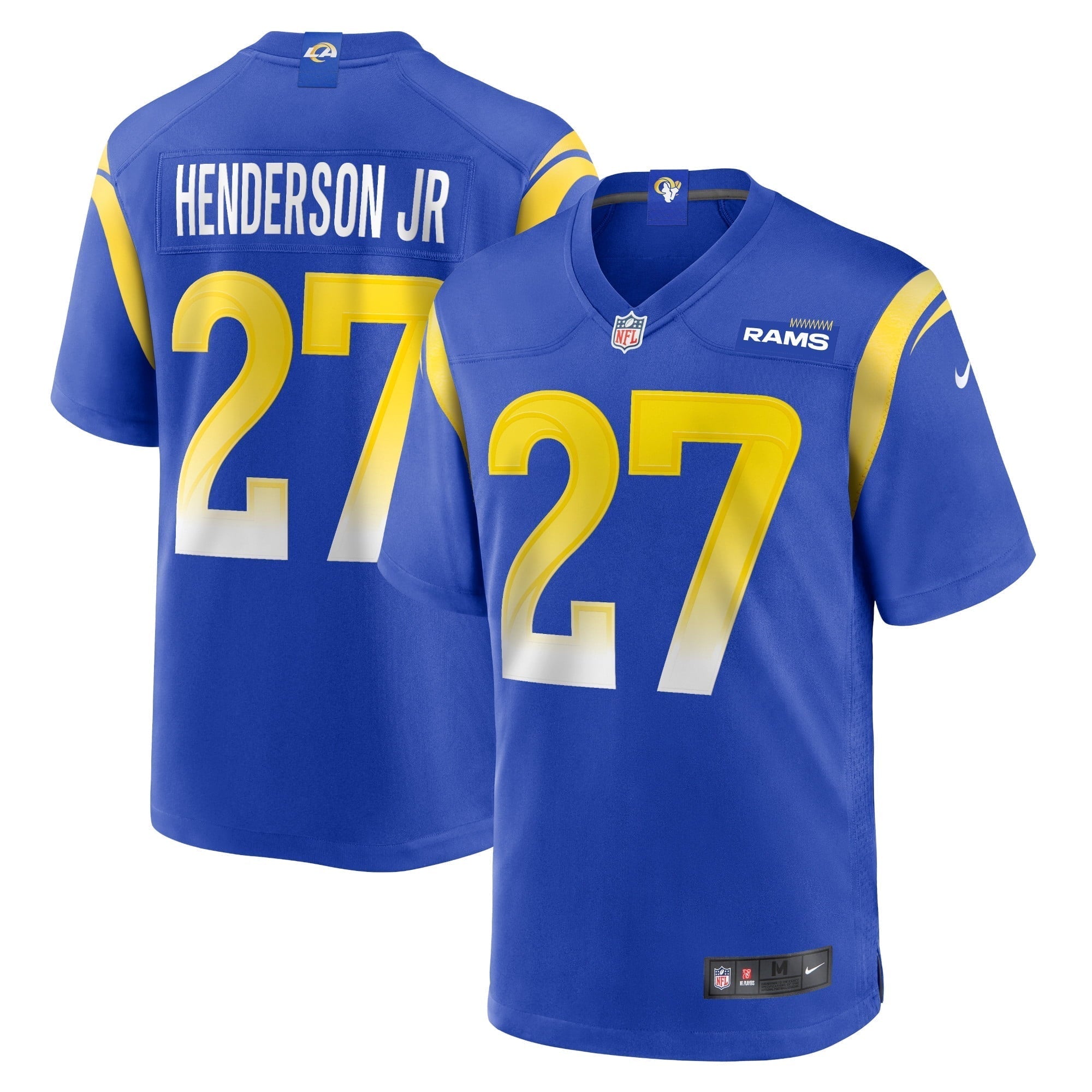 Men s Nike Darrell Henderson Jr. Royal Los Angeles Rams Game Jersey