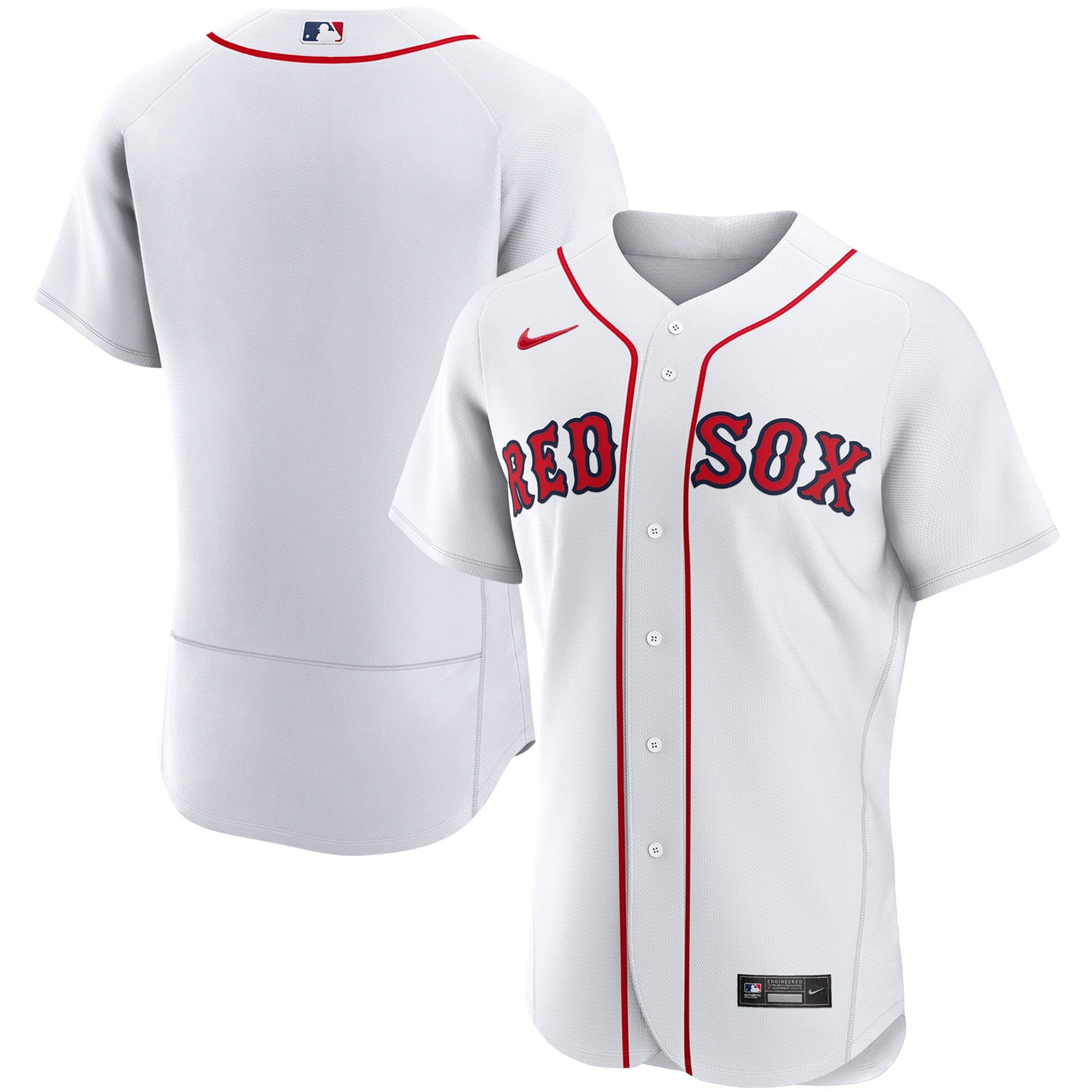 Men's Nike White Boston Red Sox Home Authentic Team Jersey