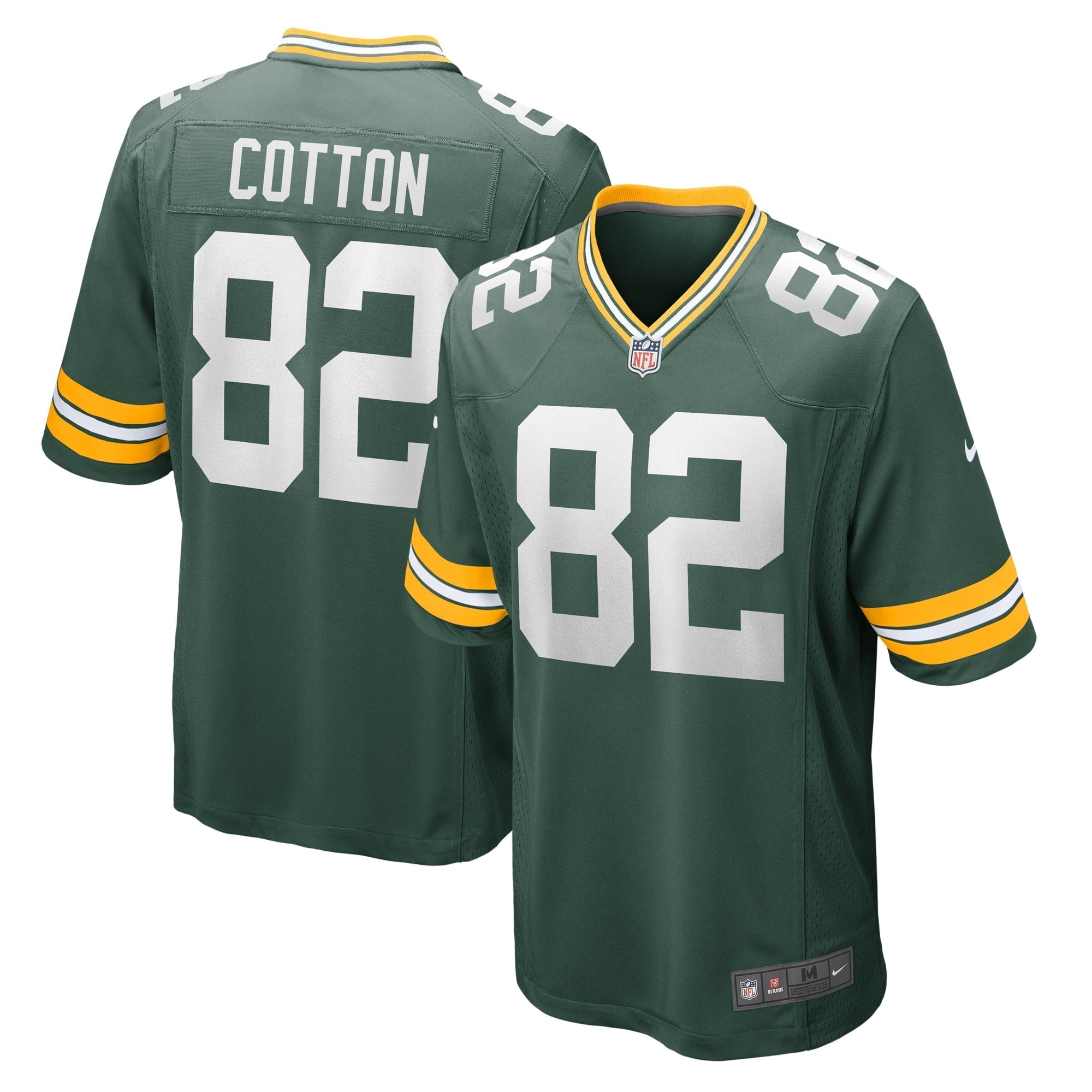Men s Nike Jeff Cotton Green Green Bay Packers Home Game Player Jersey