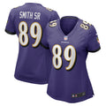 Steve Smith Sr. Baltimore Ravens Nike Women s Retired Player Game Jersey   Purple