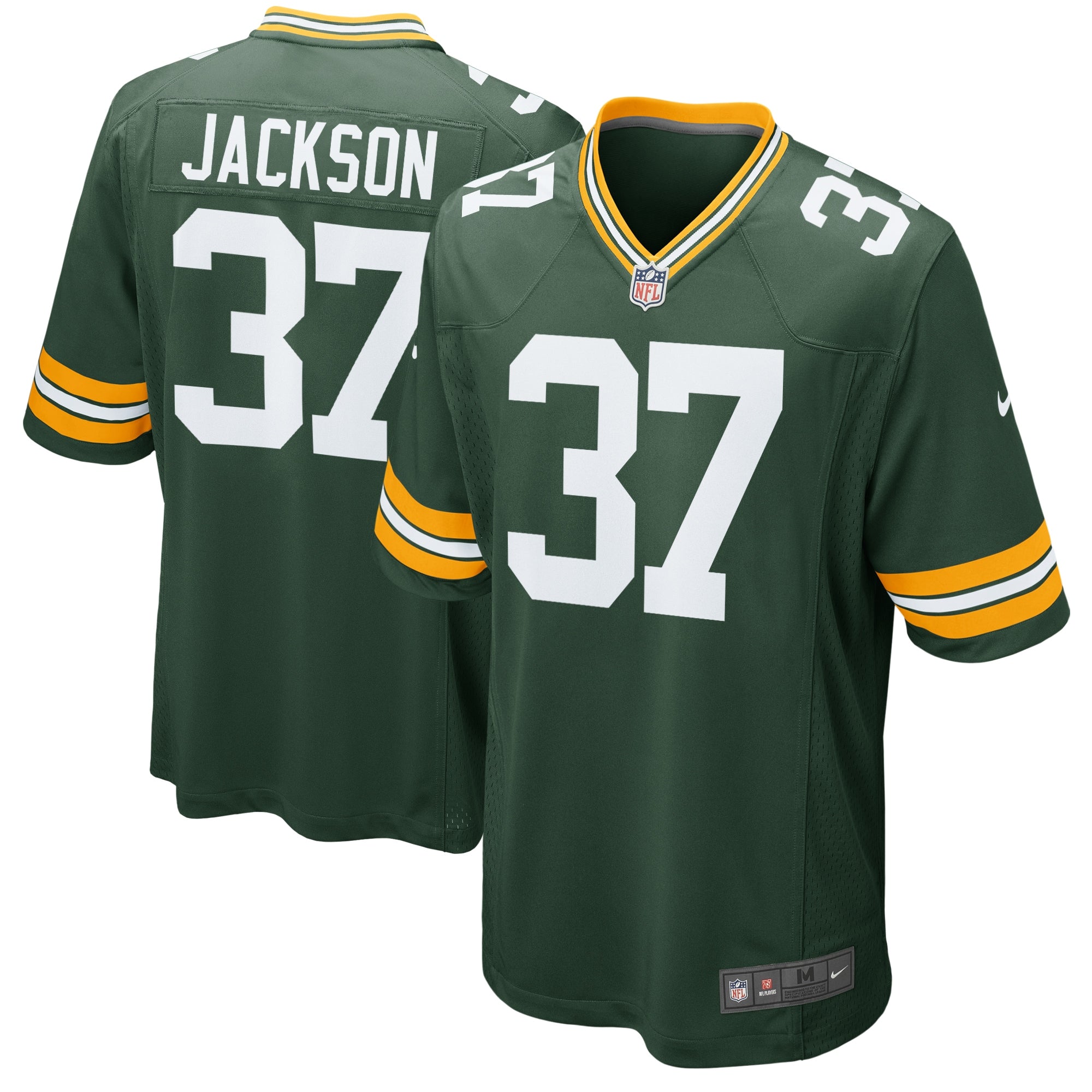 Josh Jackson Green Bay Packers Nike Game Player Jersey   Green